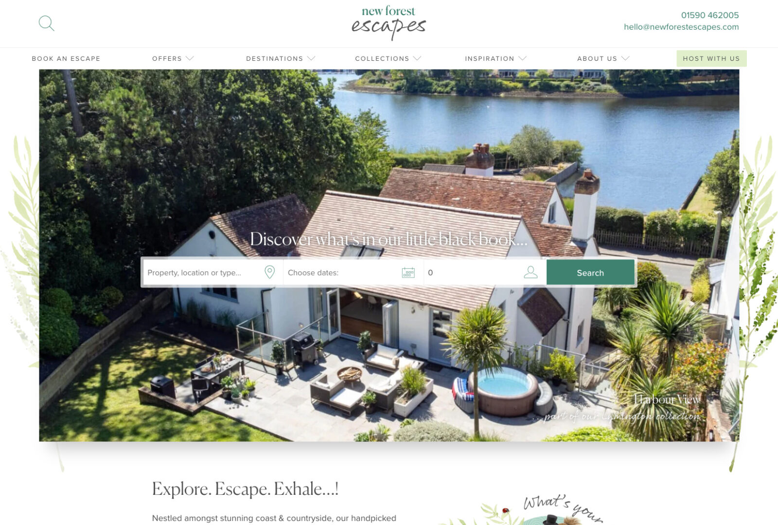 Bespoke Website & Booking Integration for 2832Welcome